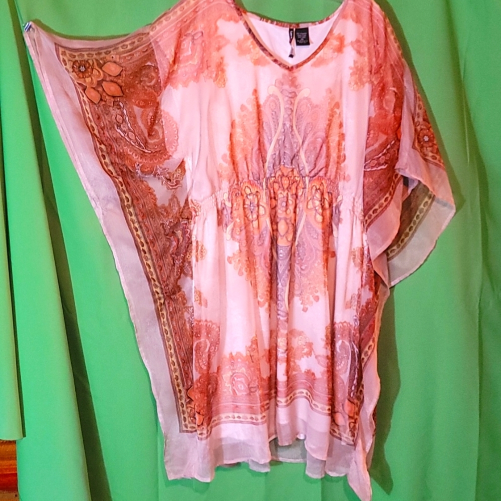 Elegant 3X scarf dress. Love Chelsea